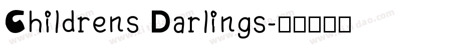 Childrens Darlings字体转换